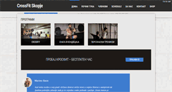 Desktop Screenshot of crossfitskopje.com